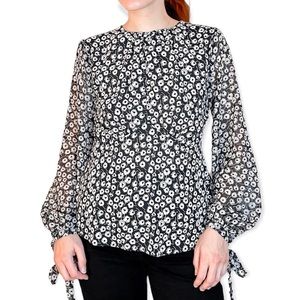 Long Sleeve Floral Blouse